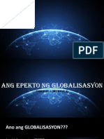 Group 1 (Epekto NG Globalisayon)