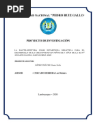 Proyecto de Investigacion de Santa Sofia