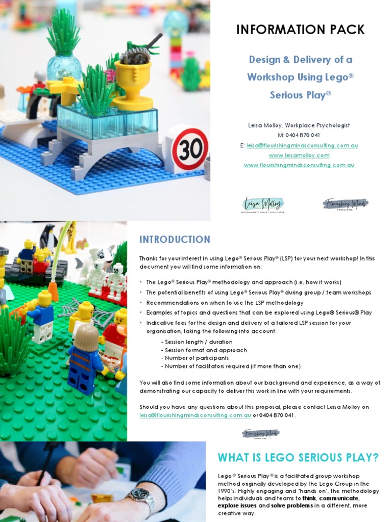 Lego+Serious+Play - Ssessions For Display | PDF | Thought | Facilitator