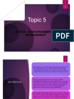 Topic 5 Environmental Ethics (English Ver)