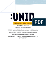 Educación México: Economía política y desigualdad