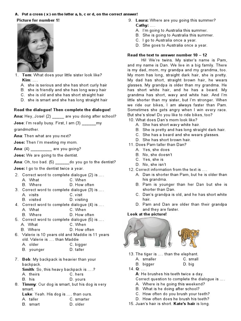 Grade 4 Mid Semester Pdf