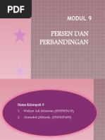 Ppt_modul 9_persen Dan Perbandingan
