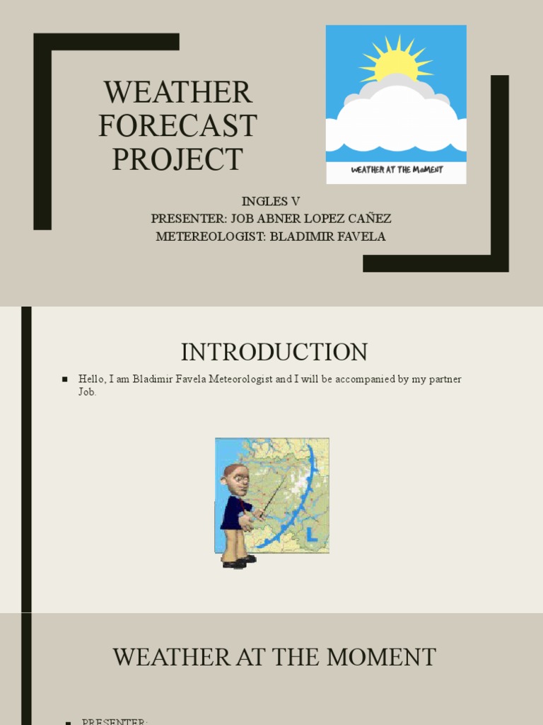 Weather Forecast Project | PDF