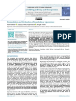 Formulation and Evaluation of Aceclofenac Liposome