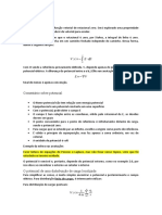 Notas de Estudo de Potencial e Energia (Teoria)