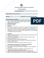 AMADA SEMANA 2 5to B 2020 Agenda