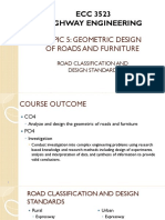 ECC 3523 GEOMETRIC DESIGN OF ROADS AND FURNITURE