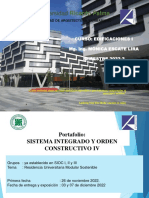 Sistema Integrado y Orden Constructivo Iv