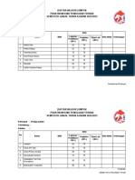 REKAPITULASI DAFTAR NILAI KELOMPOK 12 Dan 30