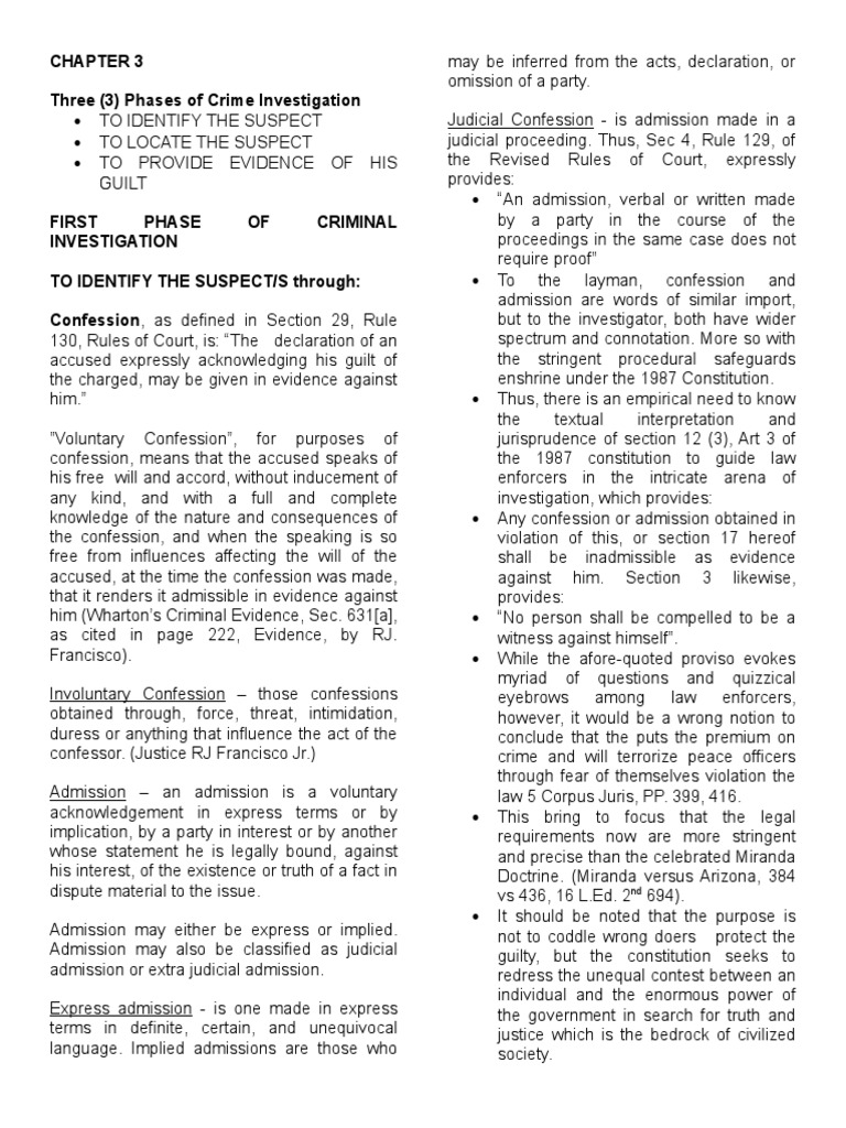 Understanding the Phases and Methods of Criminal Investigation with a ...