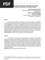 LIVRO DIDÁTICO INOVADOR E PROFESSORES UMA TENSÃO A SER VENCIDA