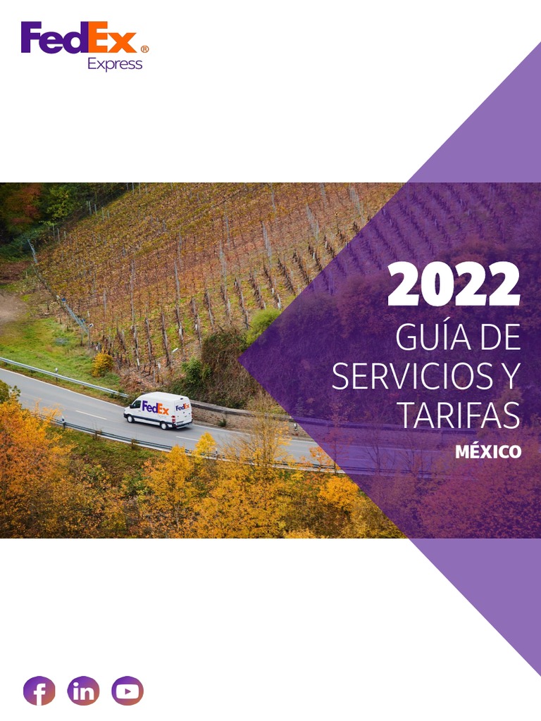 Fedex Rates All Es MX 2022 | PDF | México | Fed Ex