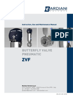 Bardiani Butterfly Valve Pneumatic ZVF