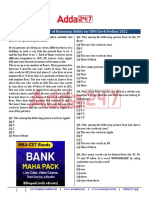 Formatted 200 Questions PDF of Reasoning Ability For IBPS Clerk Prelims 2022