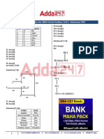 Formatted Reasoning Ability For IBPS Clerk Prelims 2022 Solutions PDF