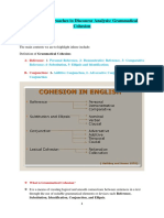 Grammatical Cohesion