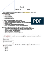 Sheet 3 - Motion in One Dimension