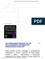 700 Problemas Resueltos de Razonamiento Matematico Preuniversitario PDF