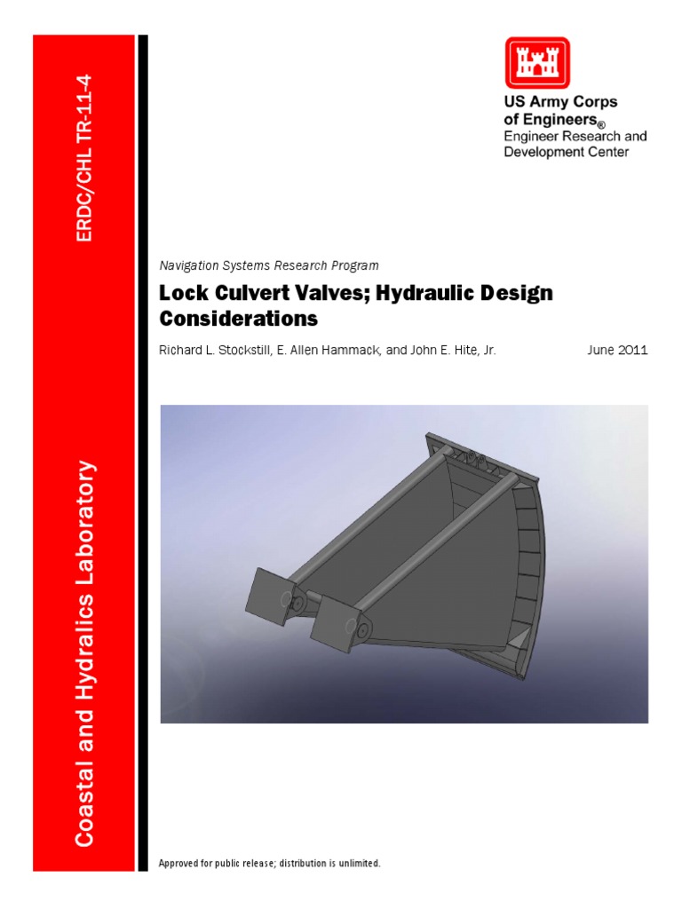 Hydraulic Design Considerations for Lock Culvert Valves A Review of