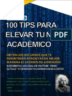 100 Tips para Elevar Tu Nivel Académico - Piero Gutguz