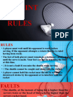 Badminton Rules