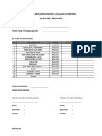 Contoh Mengisi Borang Senarai Semak Dan Rekod Kawalan Inventori Aqilah 2