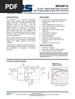 3A, 50V, 100Khz Step-Down Converter With Programmable Output Ovp Threshold