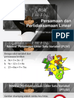 Sistem Persamaan Dan Pertidaksamaan Linear