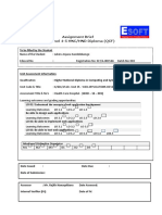 Assignment Brief BTEC Level 4-5 HNC/HND Diploma (QCF) : Understand The Concepts of Web Application Development