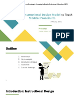 IP15 - Using An Instructional Design Model - Sadia Ali