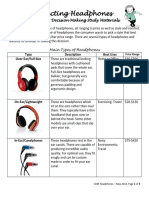 4H Judging CDM Study Selecting Headphones