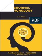 Abnormal Psychology