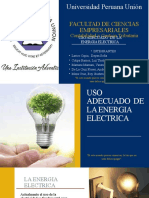 Uso Adecuado de La Energia Electrica