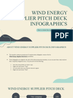 Wind Energy Supplier Pitch Deck Infographics by Slidesgo