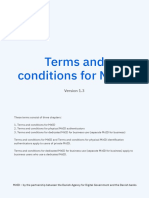 Terms and Conditions for MitID Summary