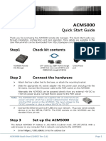 Acm5000 Quick Start