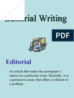 Editorial Writing