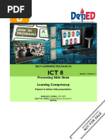 Presenting Slide Show Learning Competency:: Self-Learning Package in