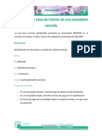 MF - U3 - E - Calculo de Tasa de Interes de Una Anualidad Vencida