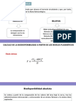 Biodisponibilidad y bioequivalencia