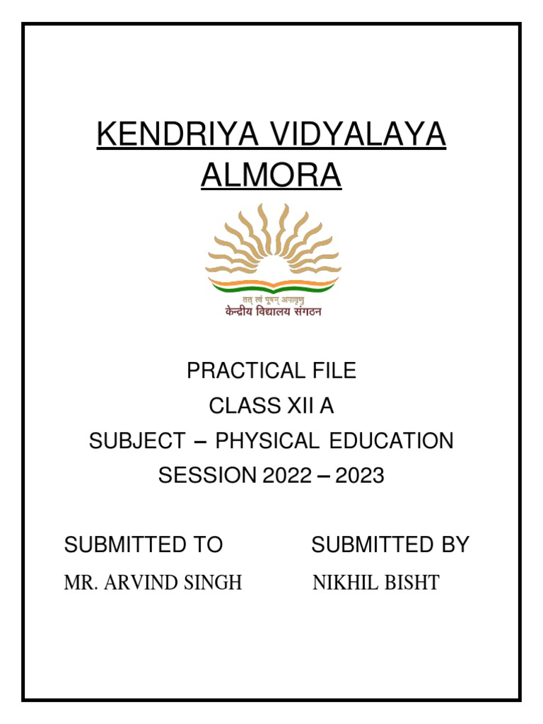 Physical Education File | PDF
