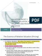 Relative Valuation Packet