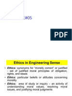 Lec#qq05 ENGINERING ETHICS