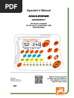 Amazone Amaspray + Korisničko Uputstvo Eng