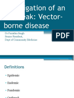 Investigation of a vector-borne disease outbreak