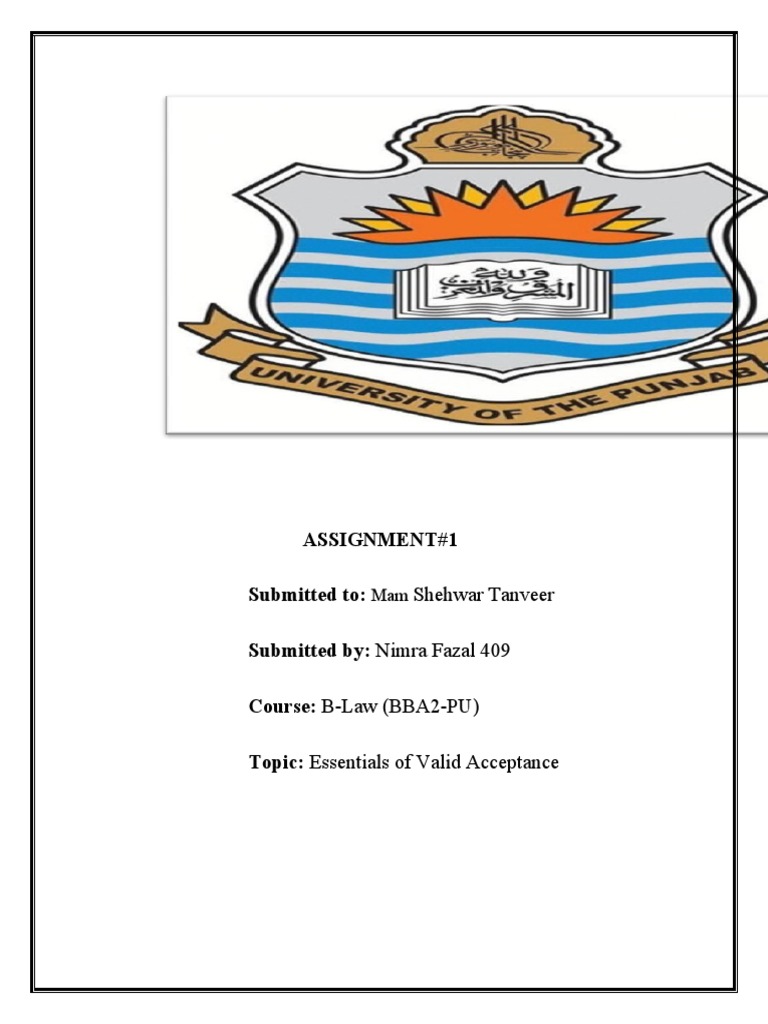 Essentials of valid acceptance pdf offer and acceptance legal