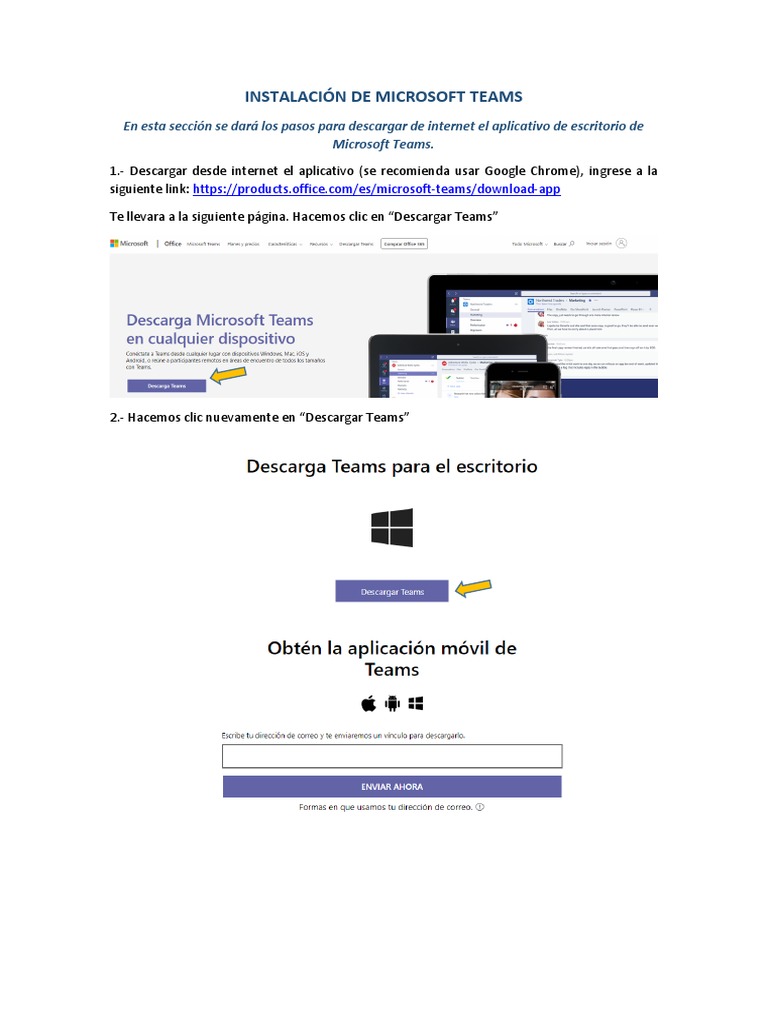 instalar microsoft teams