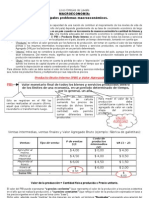 Algunos problemas macroeconómicos...