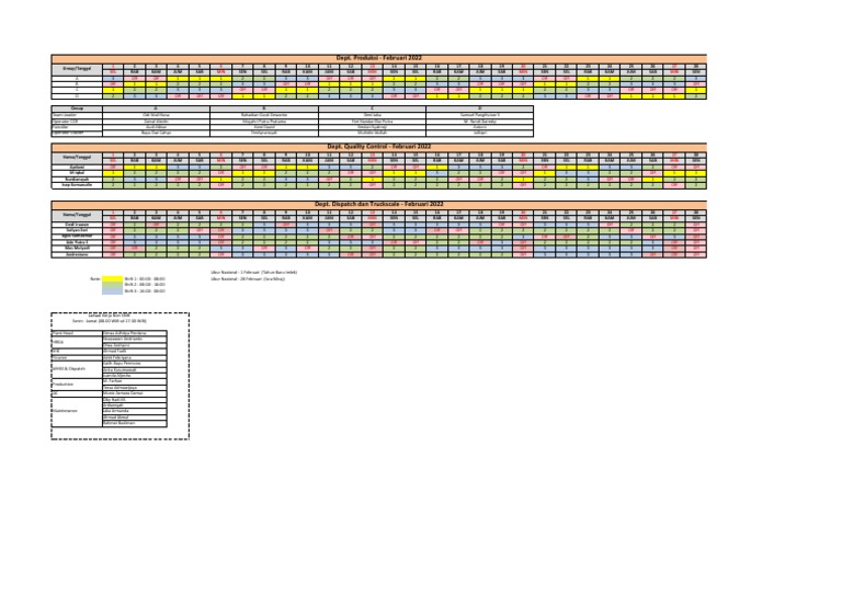 Jadwal Februari 2022 Pdf